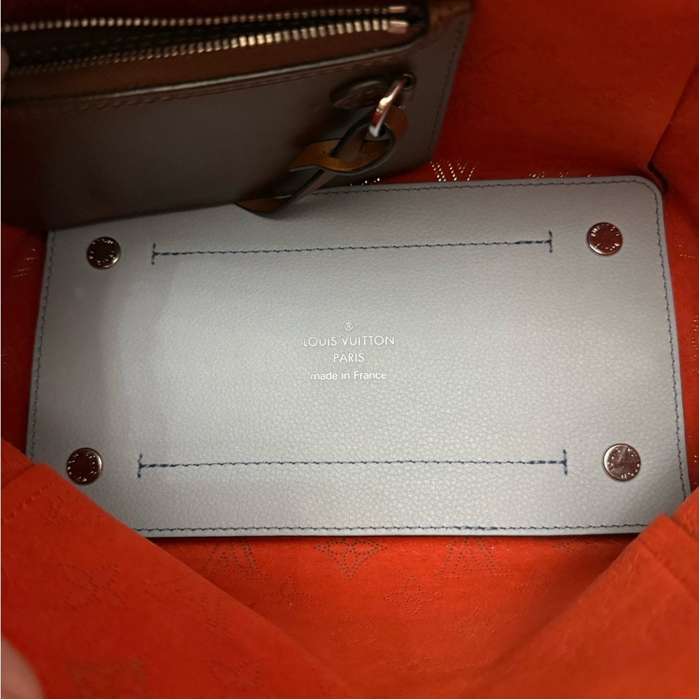 Louis Vuitton Light Blue Monogram Tote - Picture 6 of 16